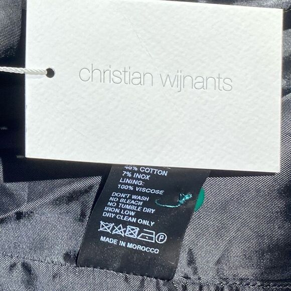 NWT Christian Wijnants Jakari Blazer Green Sz XS - Picture 3 of 5